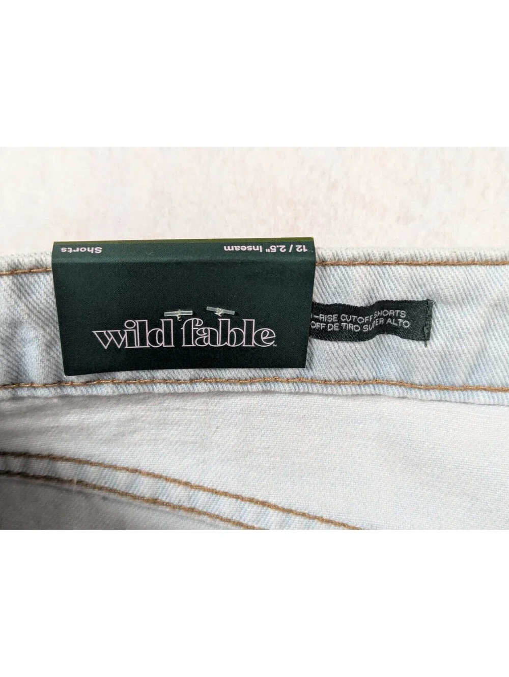 Wild Fable - Women's - Cutoff Denim Shorts - Super High-Rise - Size: 12